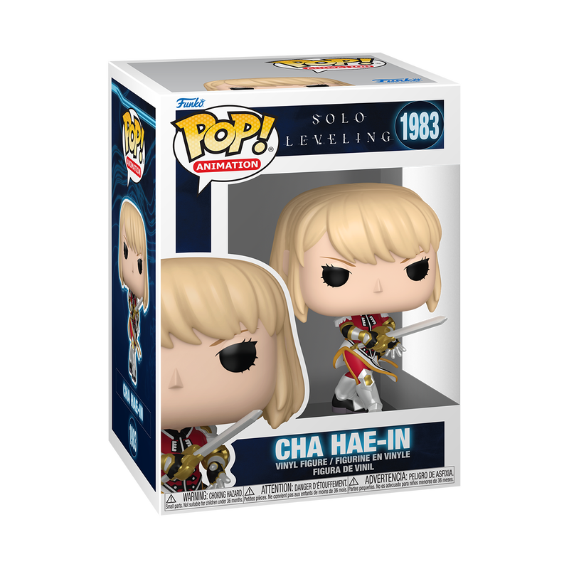 Solo Leveling Cha Hae-In Funko Pop Packaging