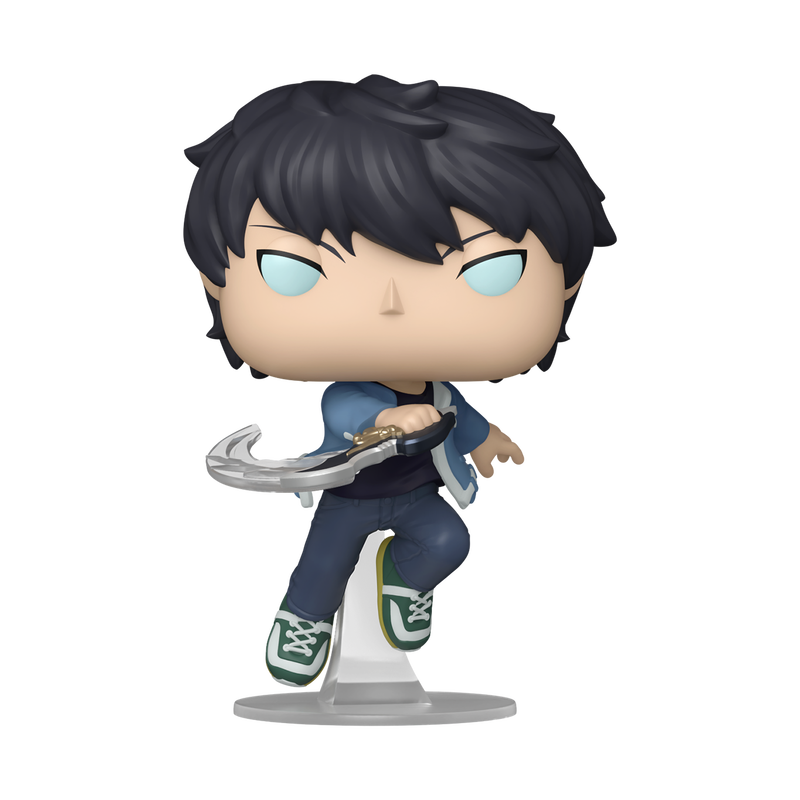 Solo Leveling Sung Jinwoo Funko Pop Figure Holding Kasaka's Venom Fang