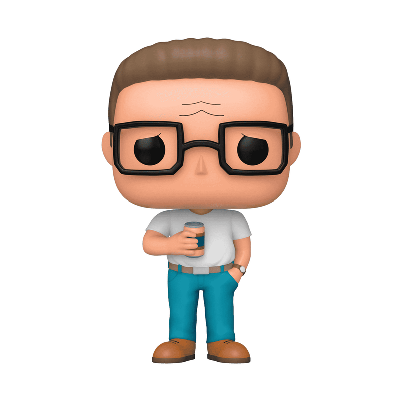 King of the Hill Hank Hill Funko Pop Figure Holding Beer Can