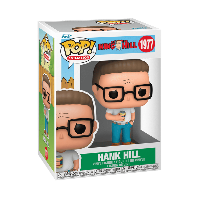 King of the Hill Hank Hill Funko Pop Packaging