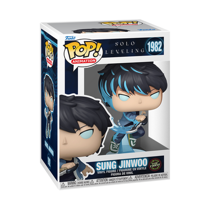 Solo Leveling Sung Jinwoo Glow Chase Funko Pop Packaging